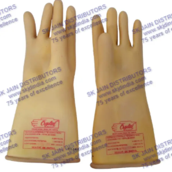 ELECTRICAL RUBBER HAND GLOVES