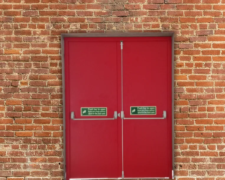 "Fire Rated Push Bar Door Installed in Tirupur"
