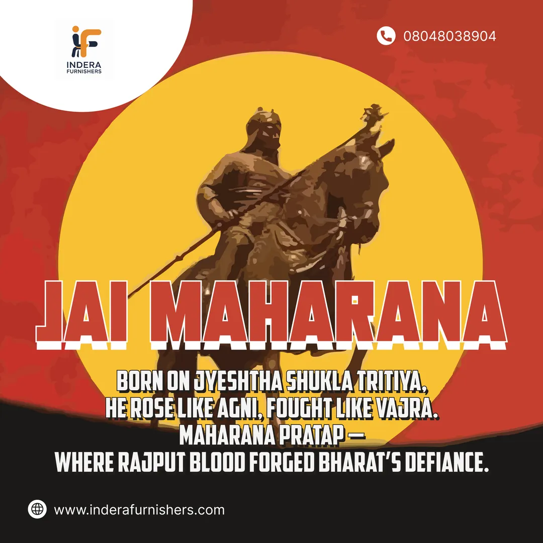 ⚔️✨ On Maharana Pratap Jayanti, we honor the courage, valor, and unwavering spirit of a warrior who ...