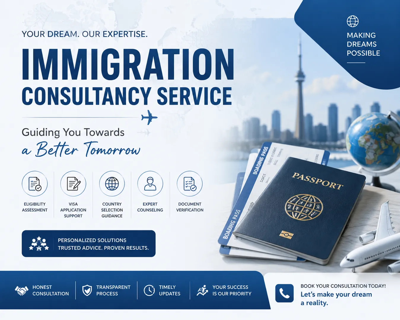 Immigration Consultancy Service in Chandigarh | A Smarter Start to Your Overseas Journey