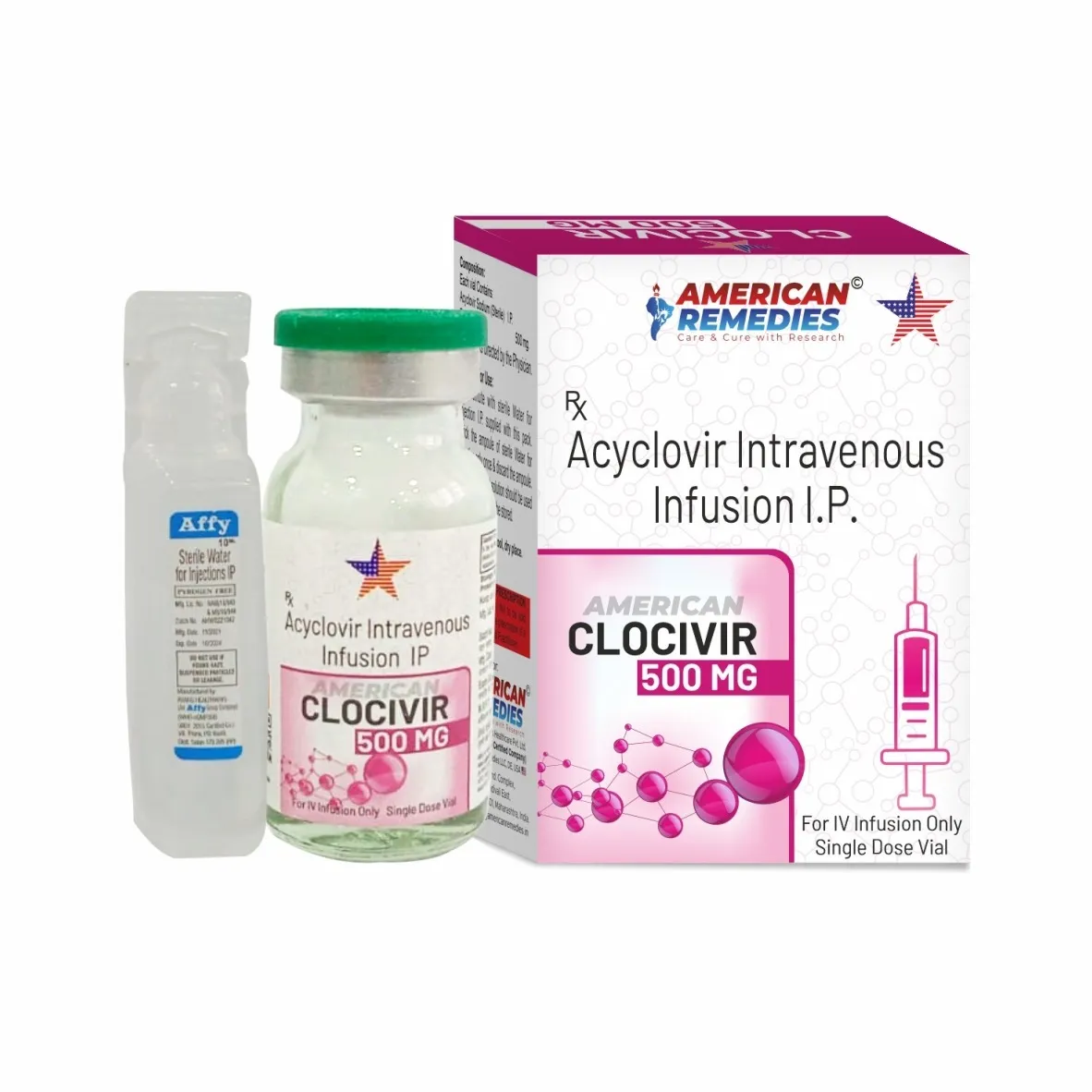 Clocivir 500 mg Injection (Acyclovir) Exporter to Washington, USA |City Drug Exporters INDIA