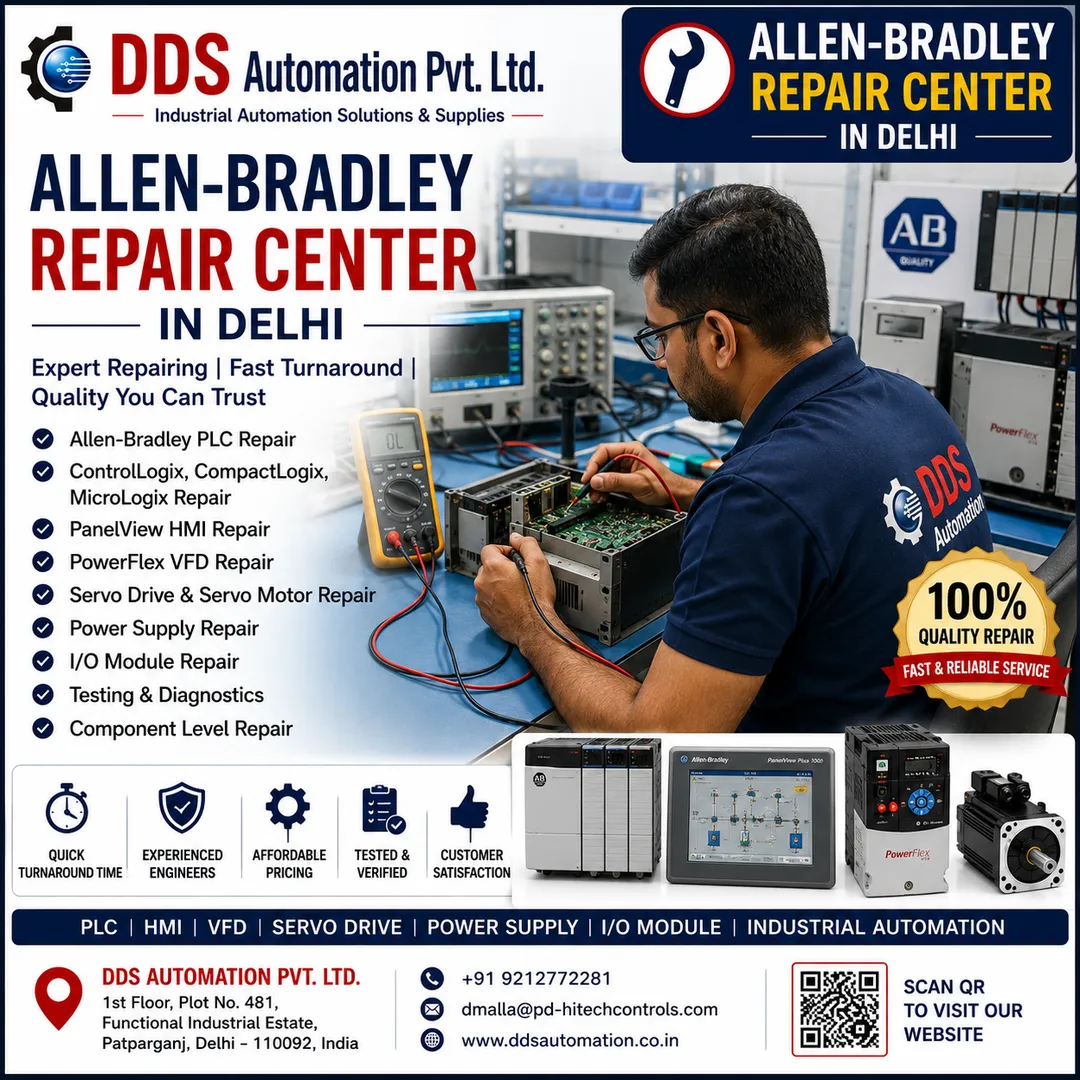 Allen Bradley Repair Center in Delhi | Fast & Reliable Industrial Automation Repair Services