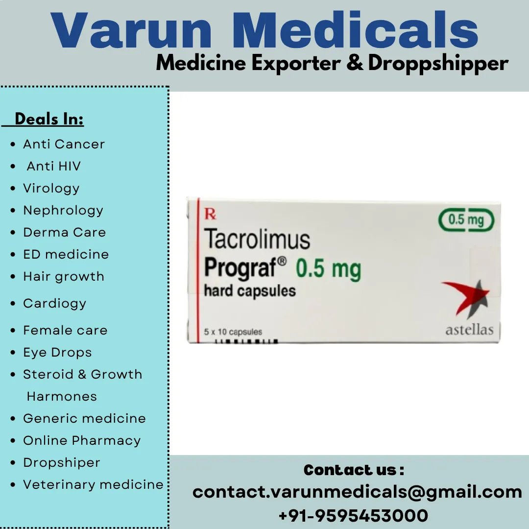 Tacrolimus Capsules Supplier, Dealer, Exporter