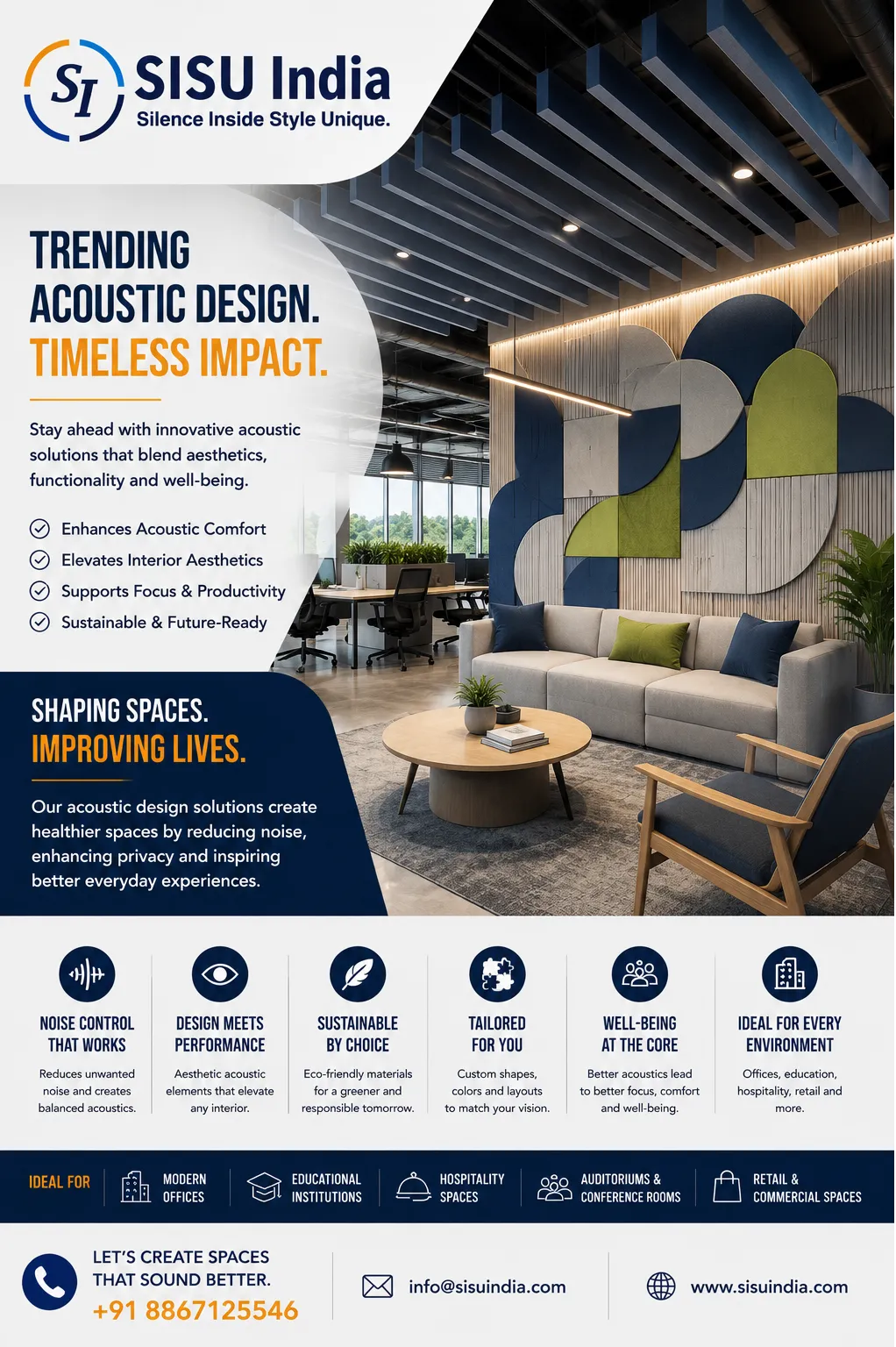 The Future of Acoustic Design: Where Performance Meets Interior Innovation