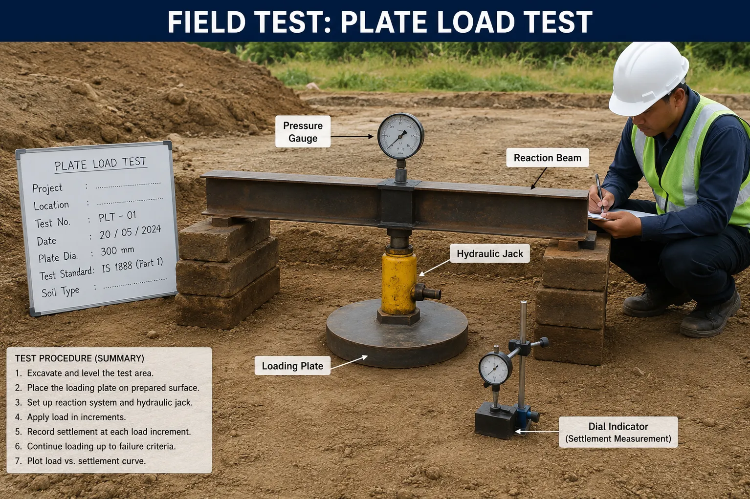 Field Test: Plate Load Test in Nagpur for Reliable Industrial Foundation Planning