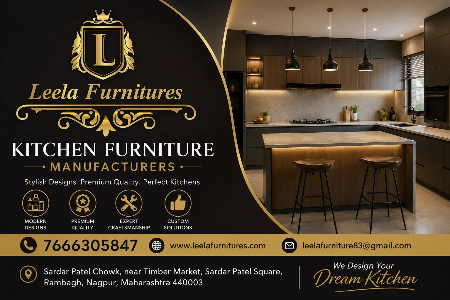 Kitchen Furniture Manufacturers in Nagpur – Leela Furnitures