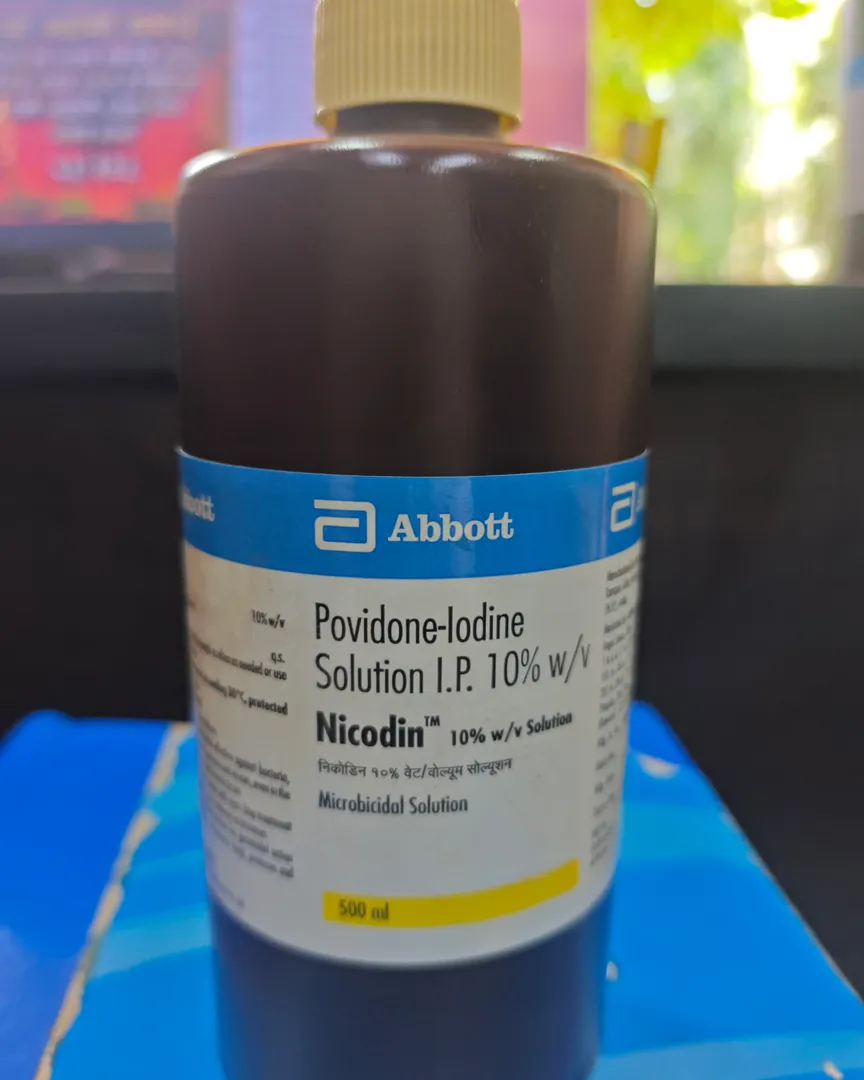 Abbott Nicodin 10% w/v Solution
Available in wholesale Rate in Thane and kalwa