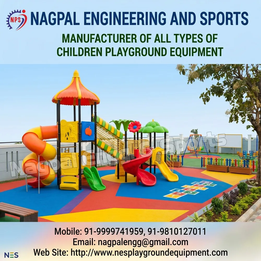 Playground and Outdoor Gym Equipment Manufacturer in Noida | Nagpal Engineering and Sports