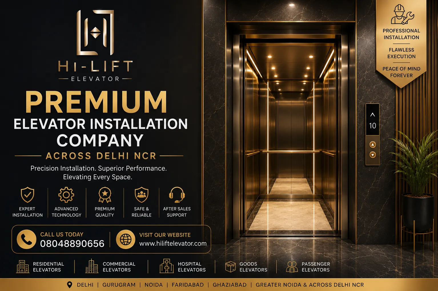 Elevator Installation Company in Delhi – Precision Planning for Seamless Operation | Hi-Lift Elevato