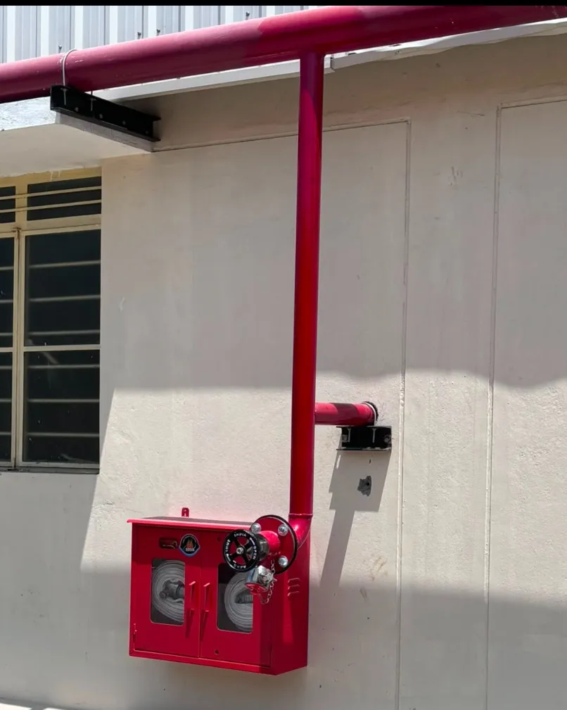 External Fire Hydrant Hose Cabinet Installation