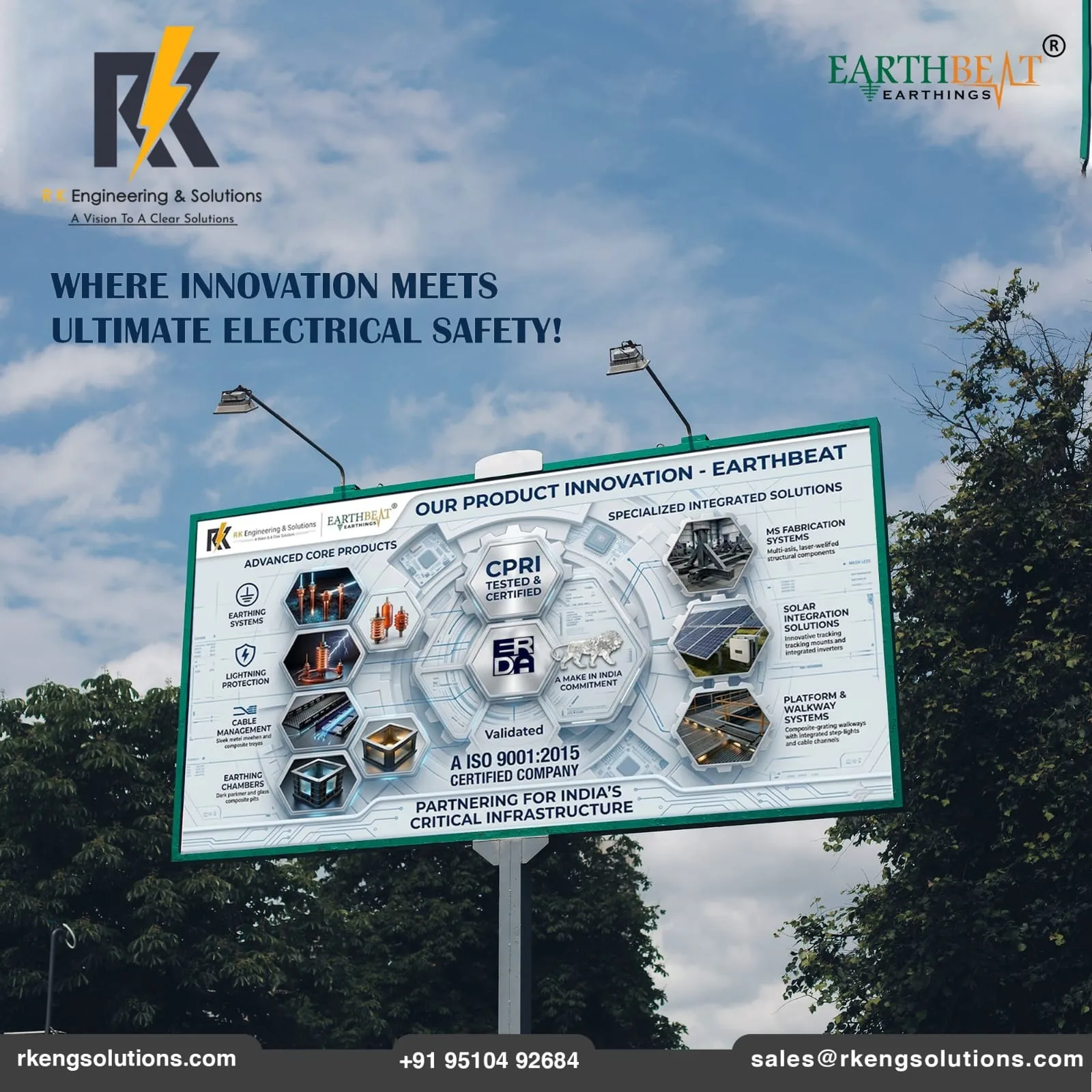 Best Earthbeat Earthing Solutions in Ahmedabad | RK Engineering & Solutions