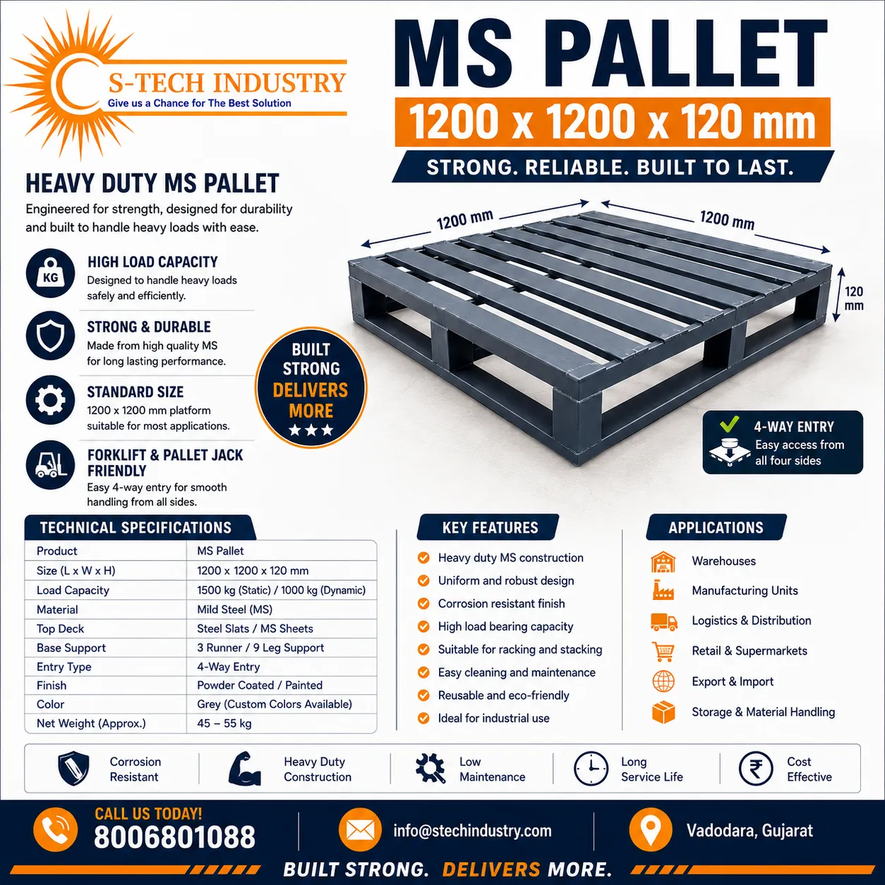 Applications
š Manufacturing Industries
š¦ Warehouses & Distribution Centers
š Logistics & Transp...