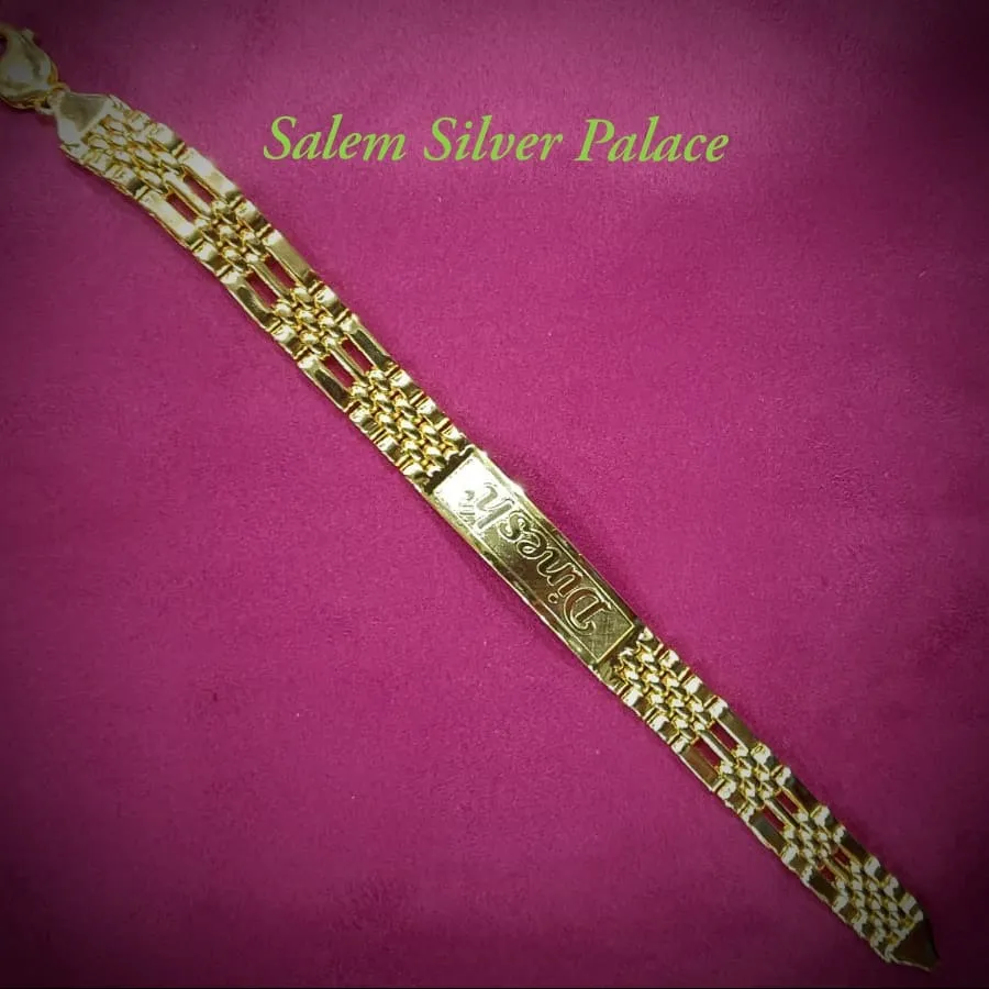 Silver Bracelets
Gold Plated Silver Bracelets for Men
Special Customised Order
For More Informati...