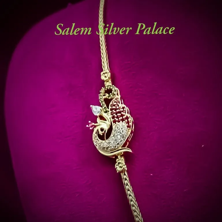 Gold Plated Silver Mugappu Chains
Wholesale Jewellery Shop In Salem
For More Information Visit Our...