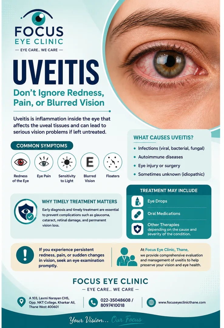 Manage Uveitis in Thane: Don't Ignore Redness, Pain, or Blurred Vision