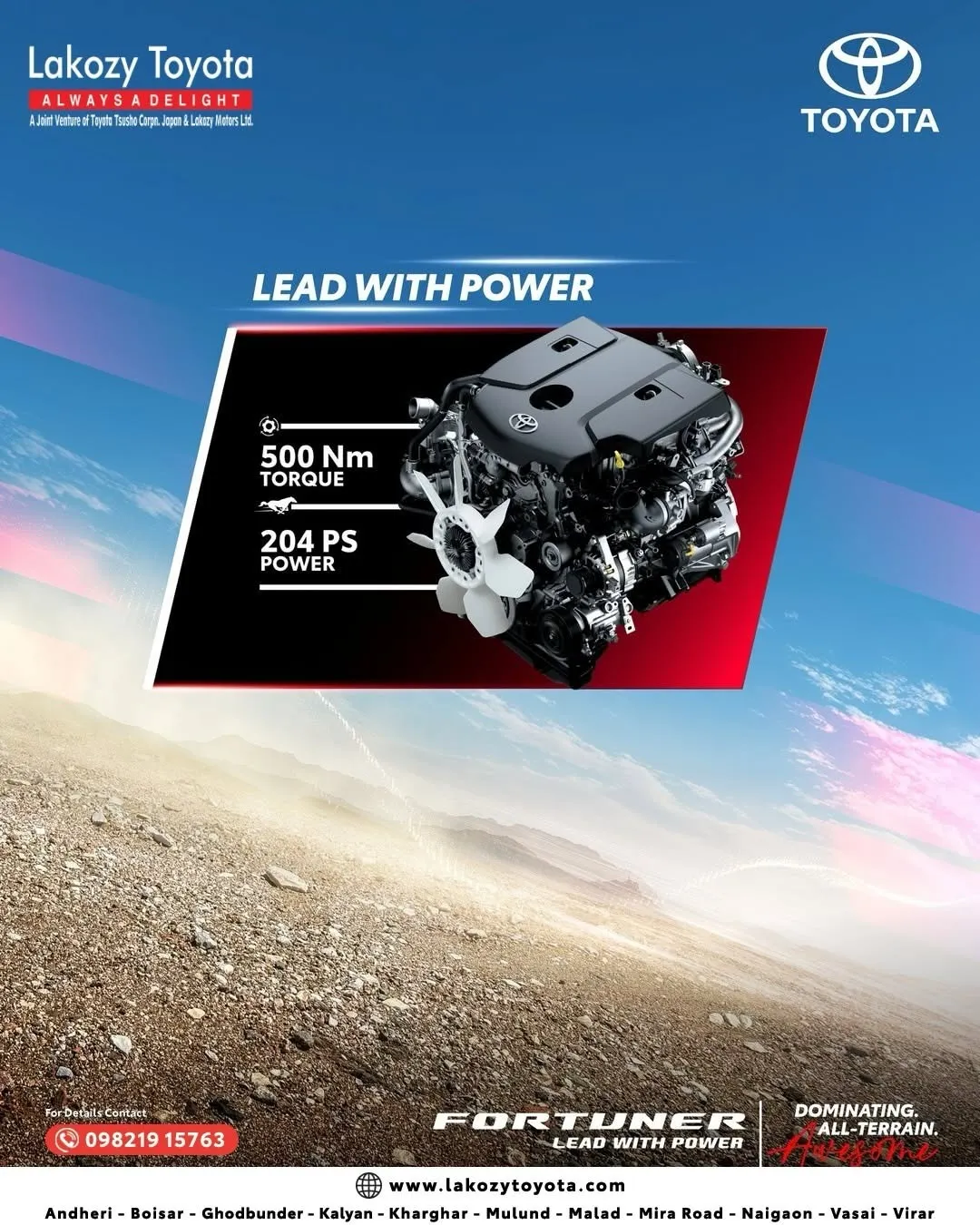 Toyota Fortuner – Lead With Power