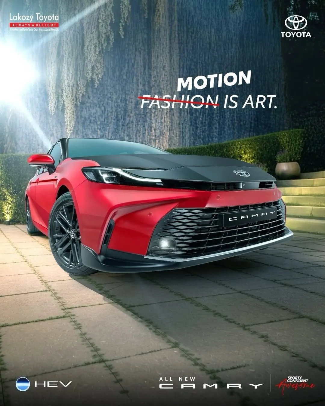 All-New Toyota Camry HEV – Motion is Art