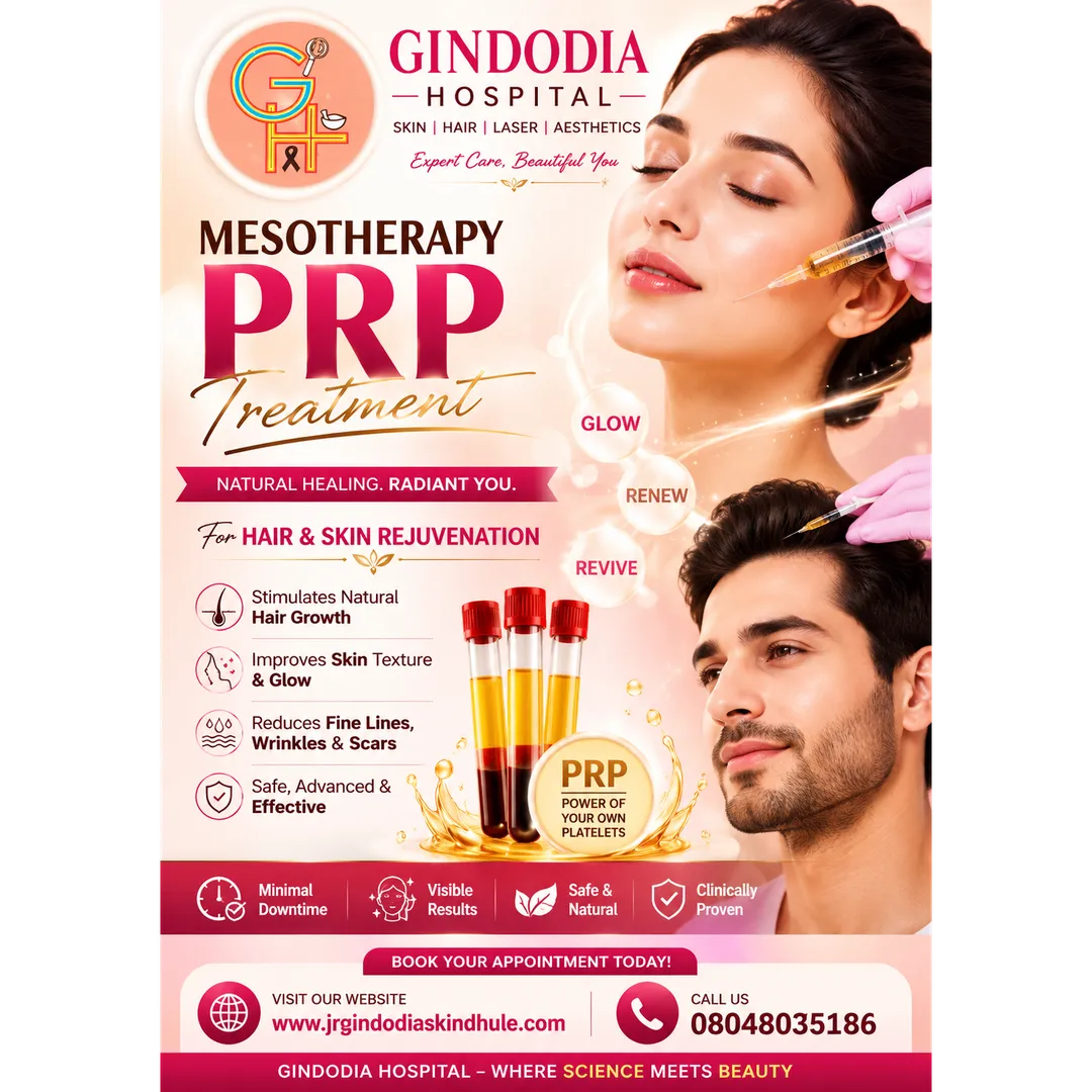Mesotherapy PRP Treatment in Dhule | Hair & Skin Rejuvenation |