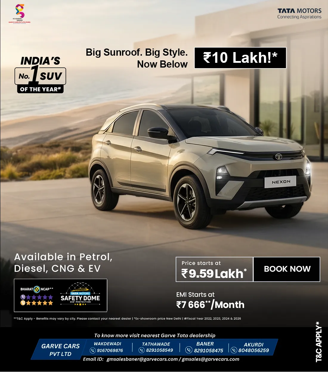 Your dream of owning a premium SUV with a massive sunroof just became a reality! ๐๐
Indiaโs No. 1...