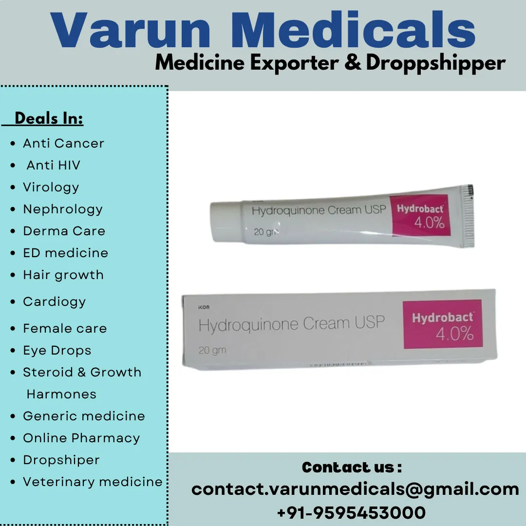 Hydroquinone Cream Supplier, Dealer, Exporter