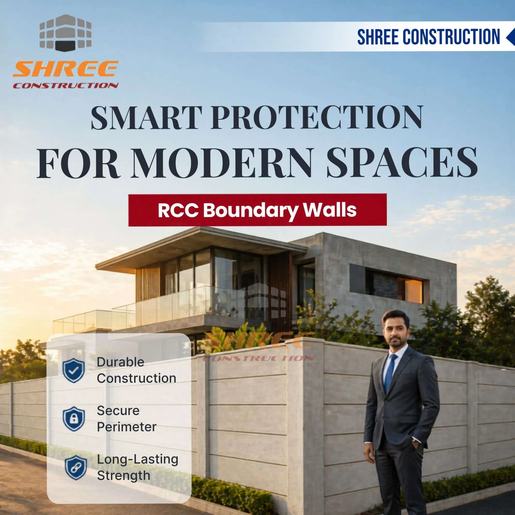 Strong, Durable & Ready-to-Install Boundary Walls in Indore