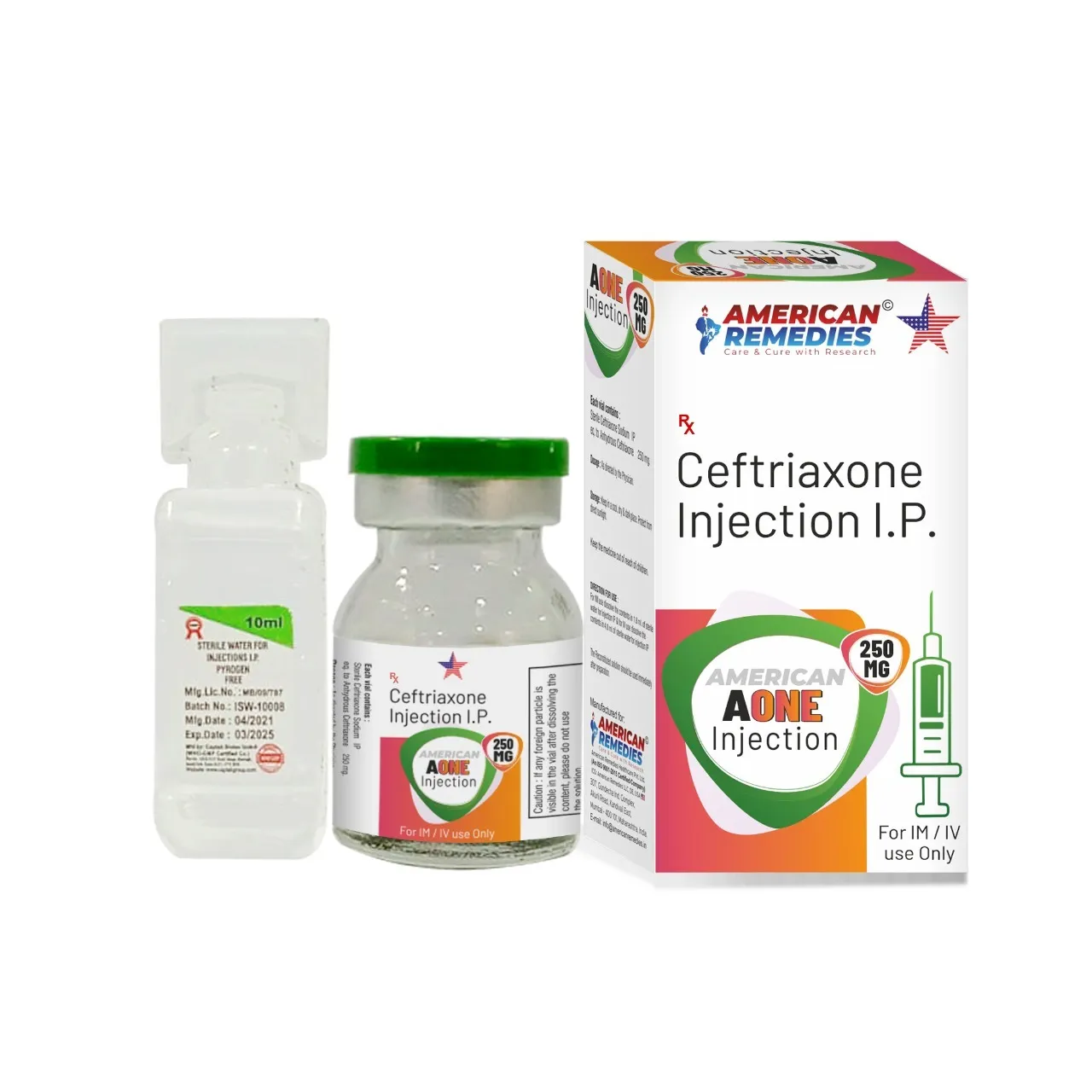 Aone 250 mg Injection Exporter to Washington, USA |City Drug Exporters INDIA
