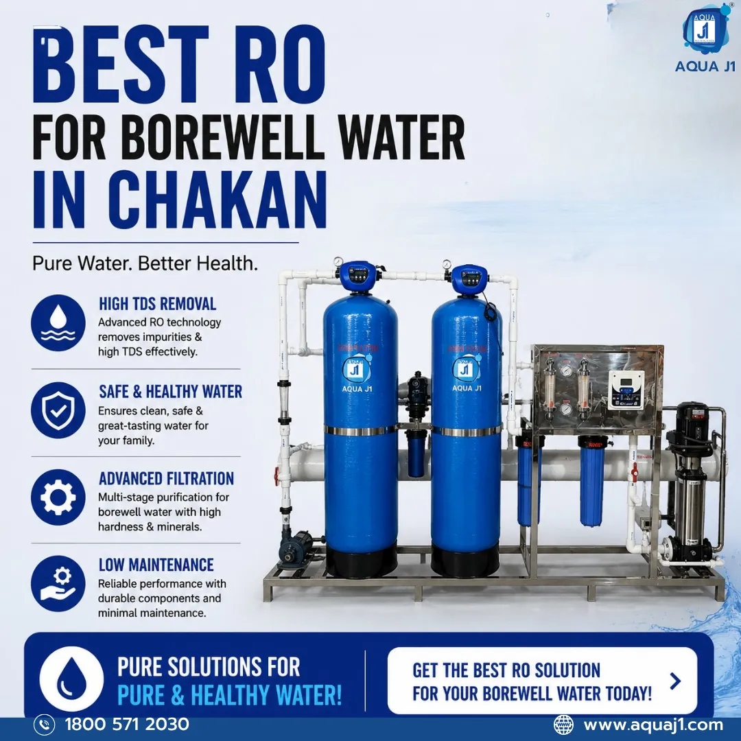 Best RO for Borewell Water in Chakan | Aqua J1 Technologies