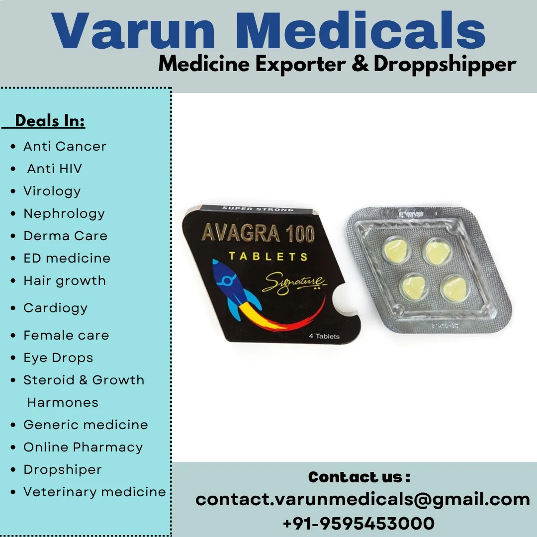 Avanafil Tablets Supplier, Dealer, Exporter
