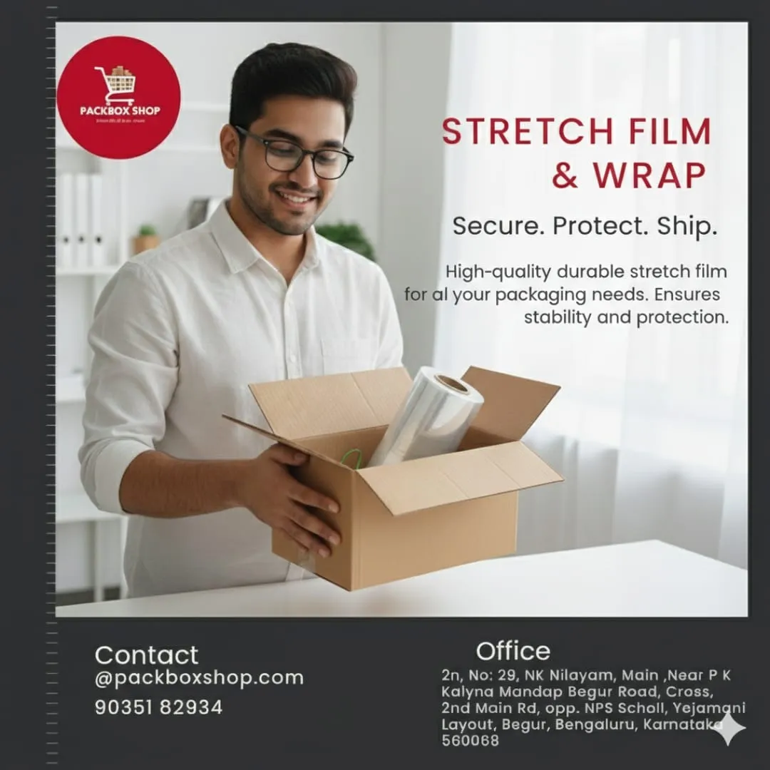 Stretch Film Wrap
Premium quality stretch film wrap designed for safe packing and secure wrapping. ...