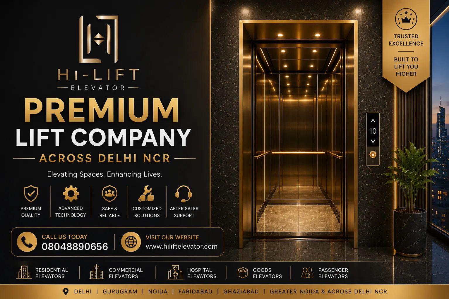 Lift Company in Delhi – Supporting Everyday Accessibility and Convenience | Hi-Lift Elevator