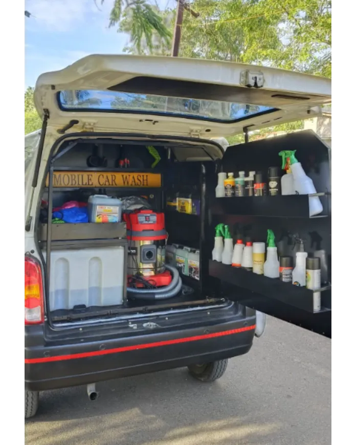 Mobile Steam Car Washing Machine for Water-Efficient Cleaning in Coimbatore Smart Cleaning with Less