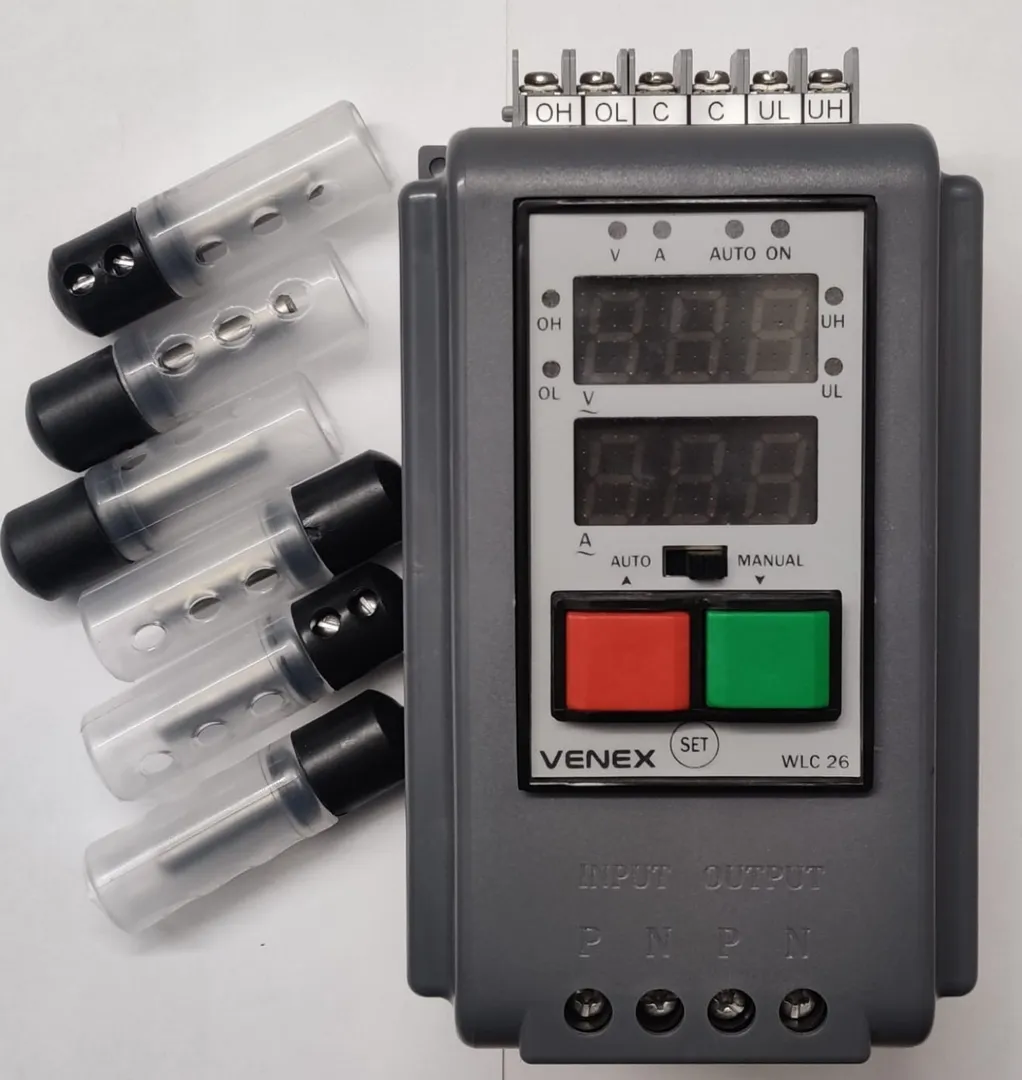 DIGITAL SINGLE PHASE DUBBLE TANK WATER LEVEL CONTROLLER WITH PROTECTION