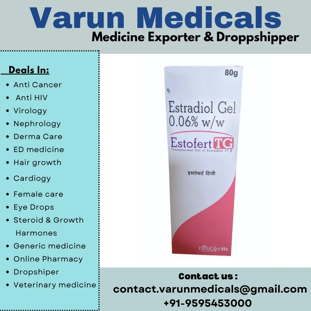 Estradiol Gel Supplier, Dealer, Exporter
