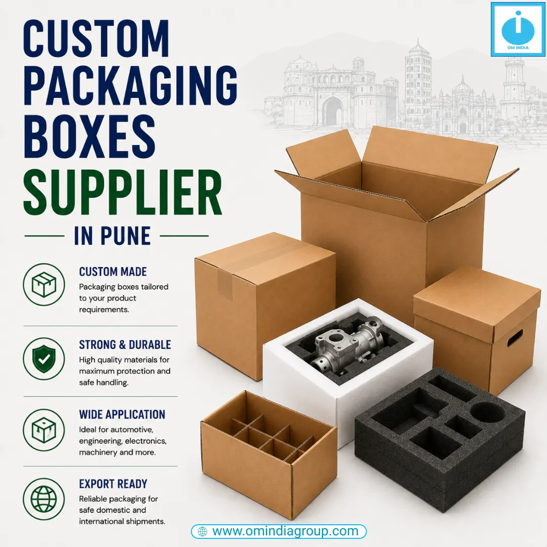 Custom Packaging Boxes Supplier in Pune | Om India Packaging