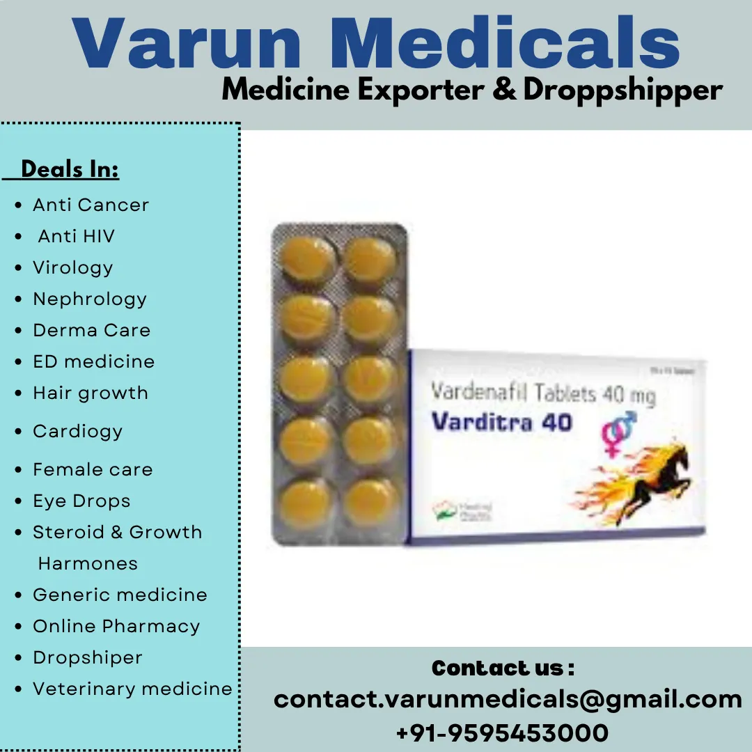 Vardenafil Tablets Supplier, Dealer, Exporter