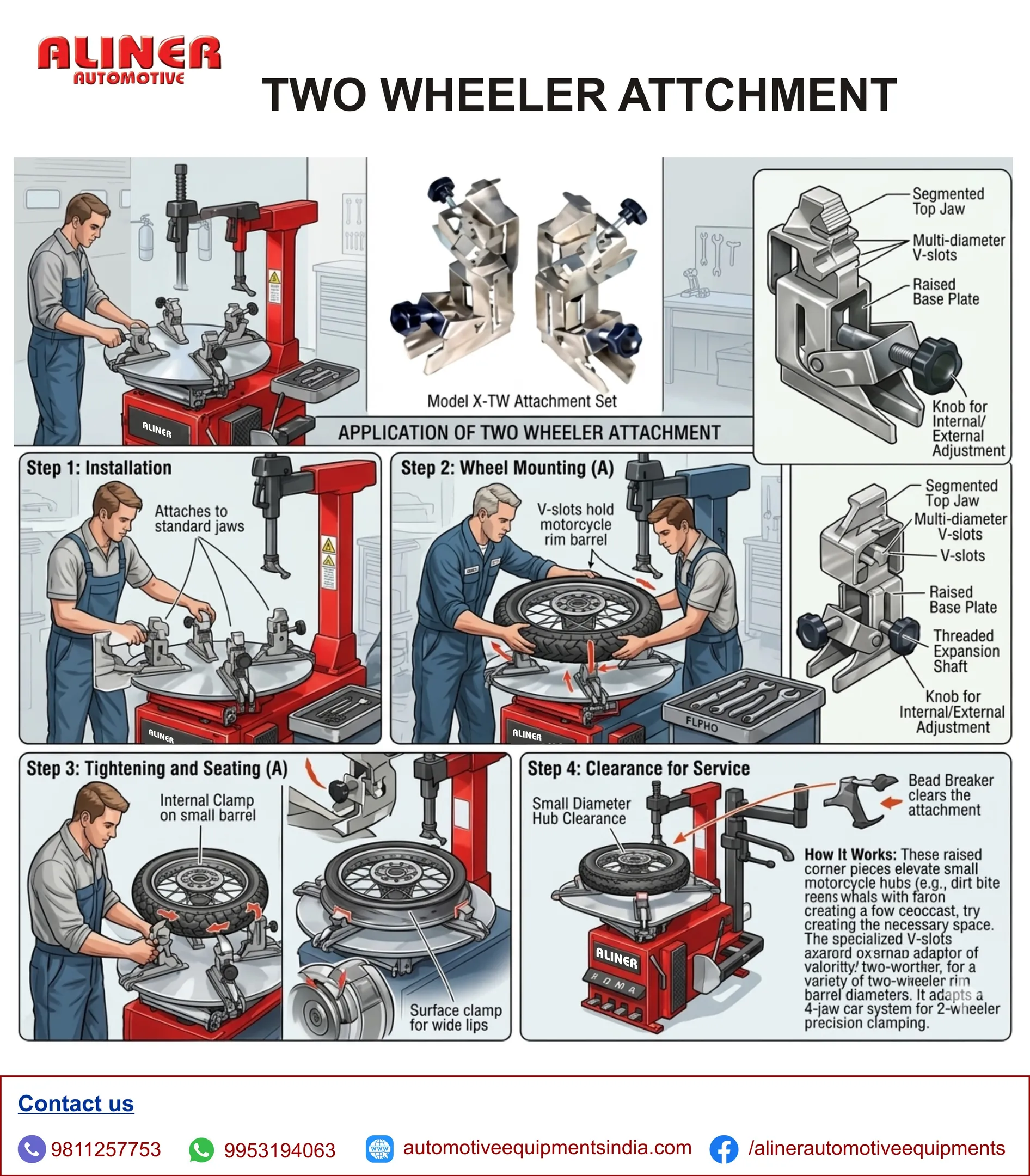 #twowheelerattachment #tyrechangertwowheelerattachment #sparepartsoftyrechanger #tyrechannger #tyrec...