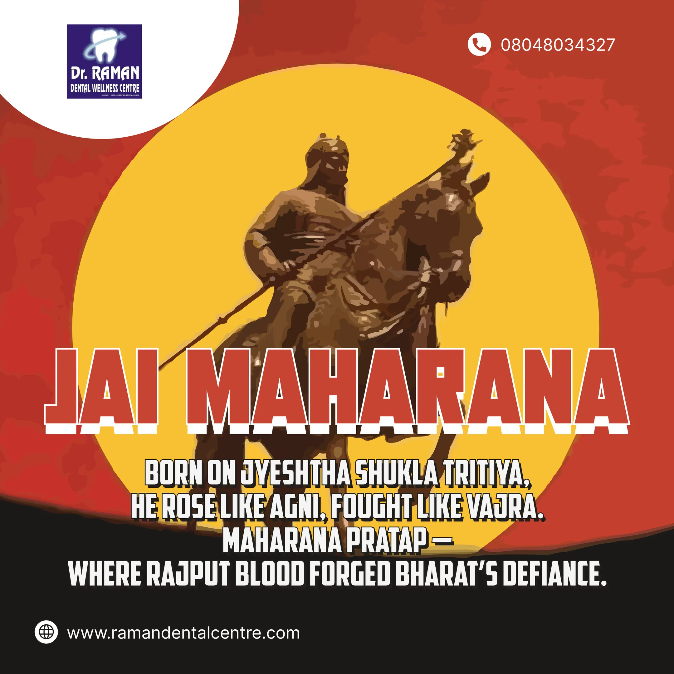 ⚔️✨ On Maharana Pratap Jayanti, we honor the courage, valor, and unwavering spirit of a warrior who ...