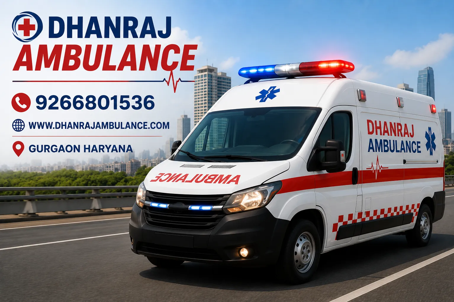 Patient Transport Ambulance Services in Gurgaon