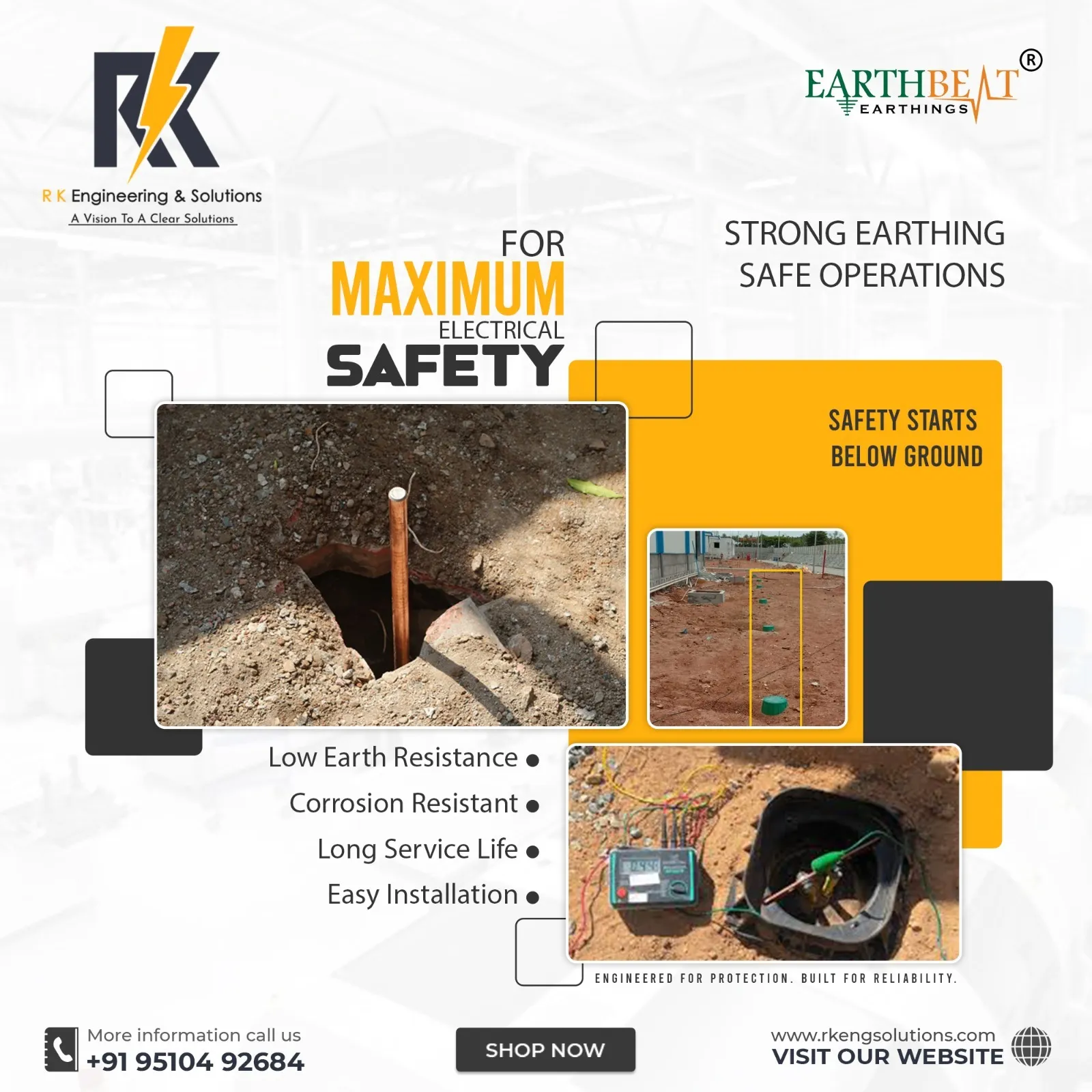 Earthing System Manufacturer in Ahmedabad | R K Engineering & Solutions