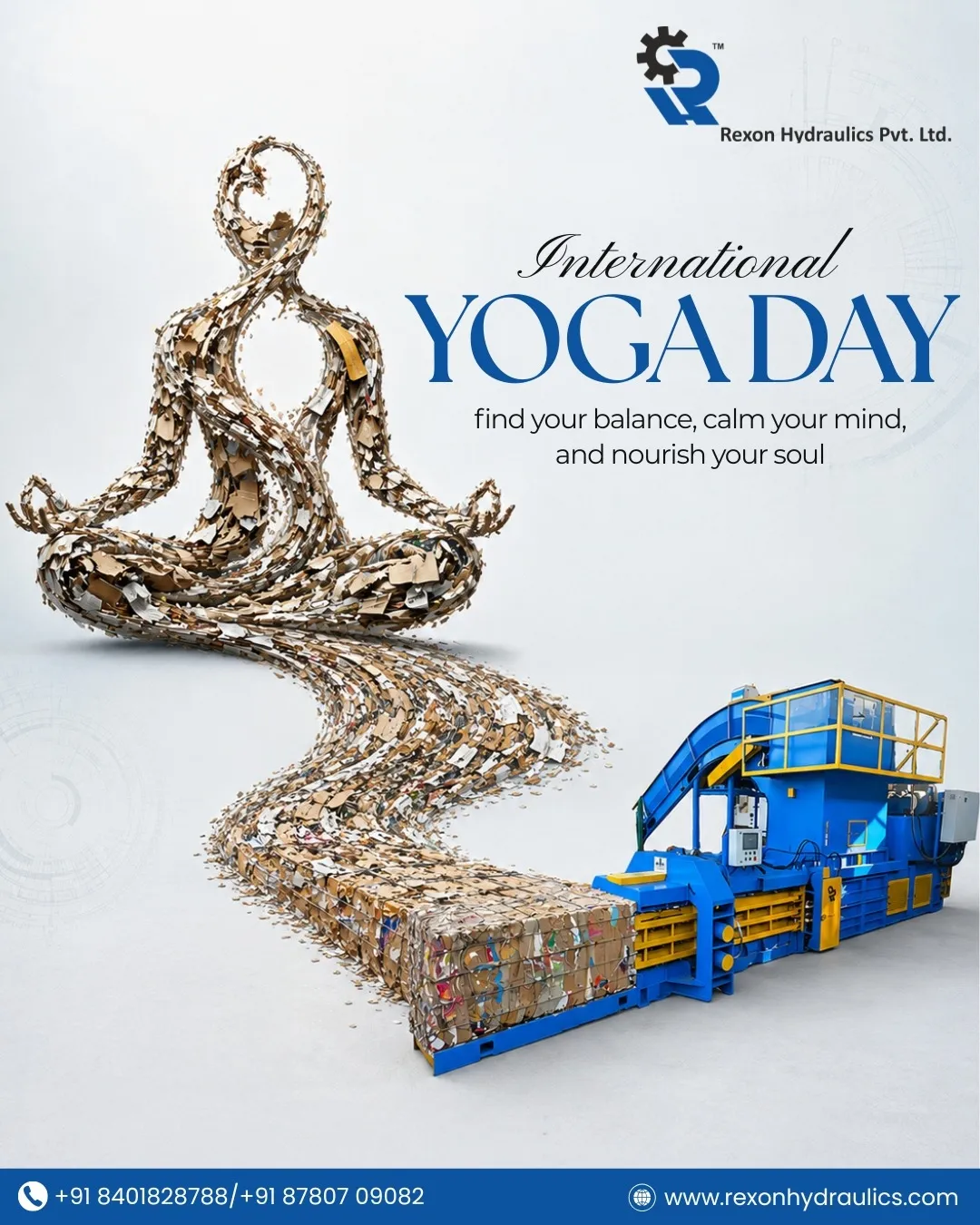 International Yoga Day | Rexon Hydraulics Pvt. Ltd.