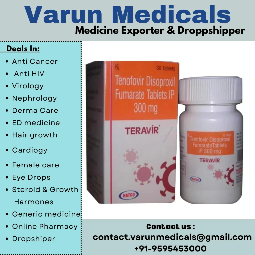 Tenofovir Disoproxil Fumarate Tablets Supplier, Dealer, Exporter