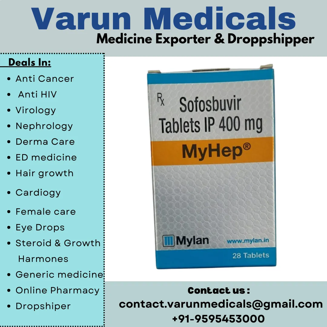 Sofosbuvir Tablets Supplier, Dealer, Exporter