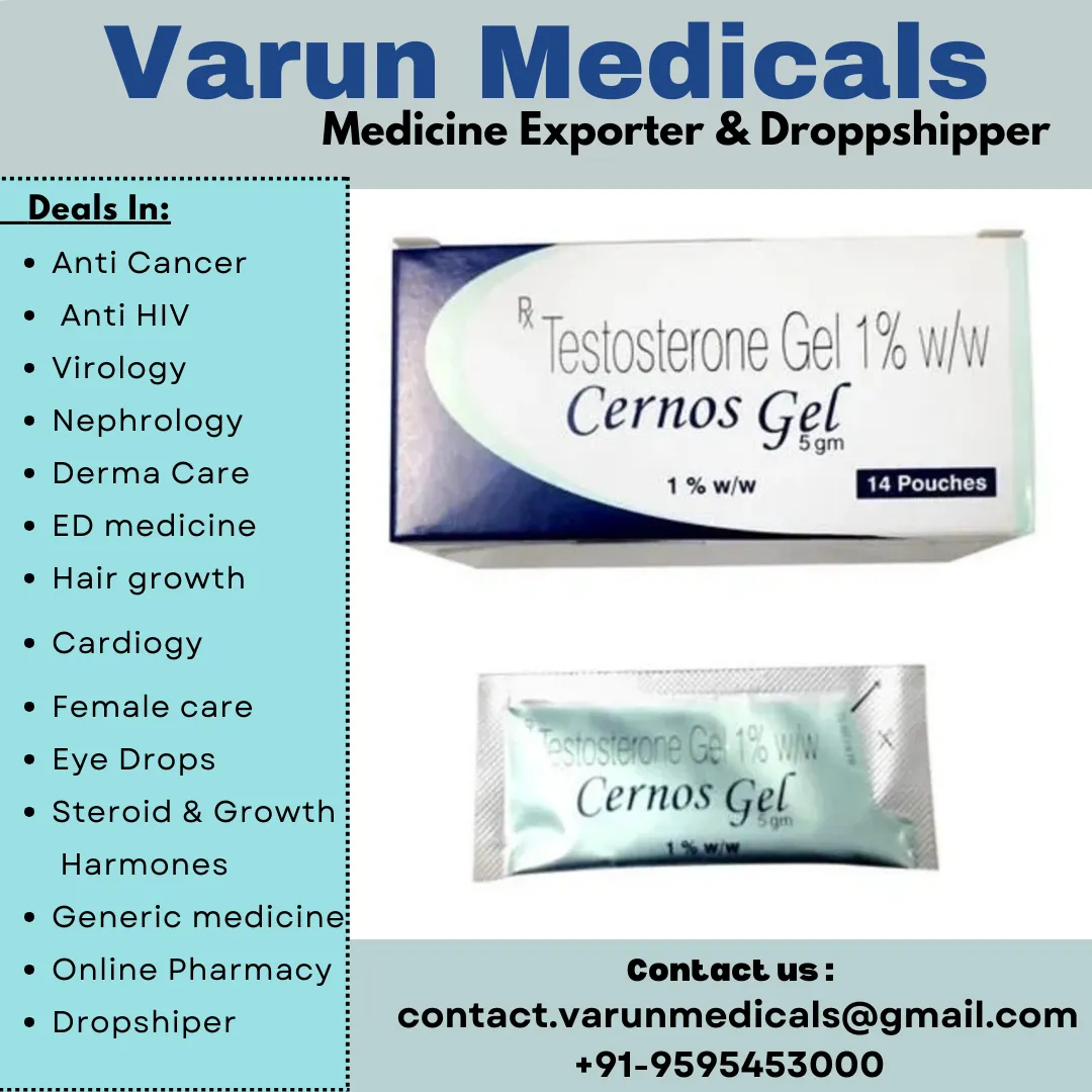 Testosterone Gel Supplier, Dealer, Exporter