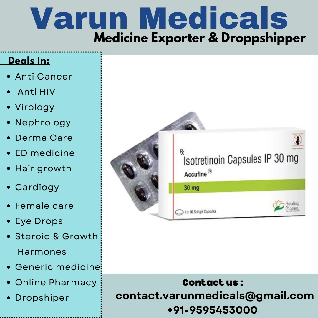 Isotretinoin Capsules Supplier, Dealer, Exporter