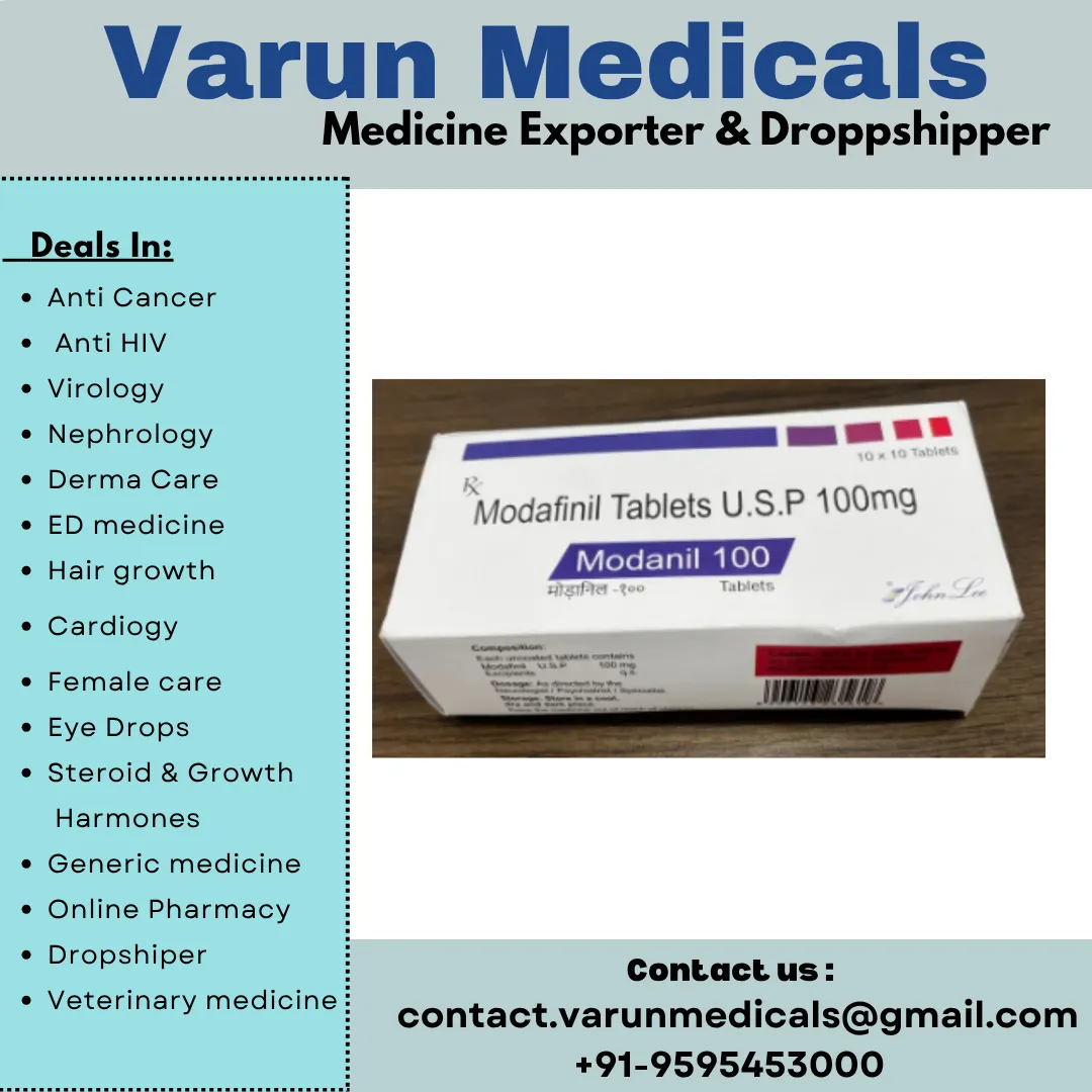 Modafinil Tablets Supplier, Dealer, Exporter