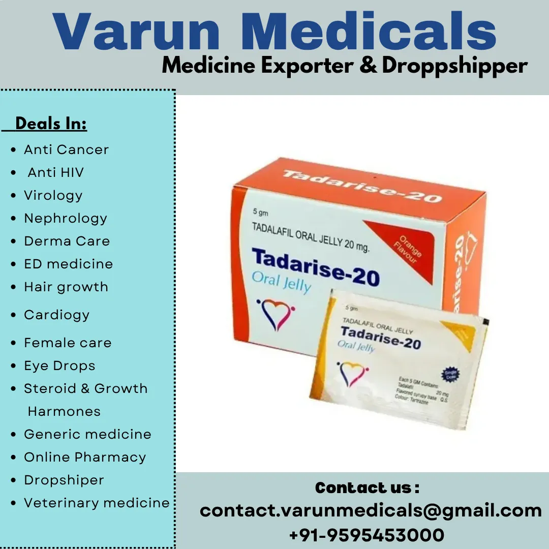 Tadalafil Oral Jelly Supplier, Dealer, Exporter