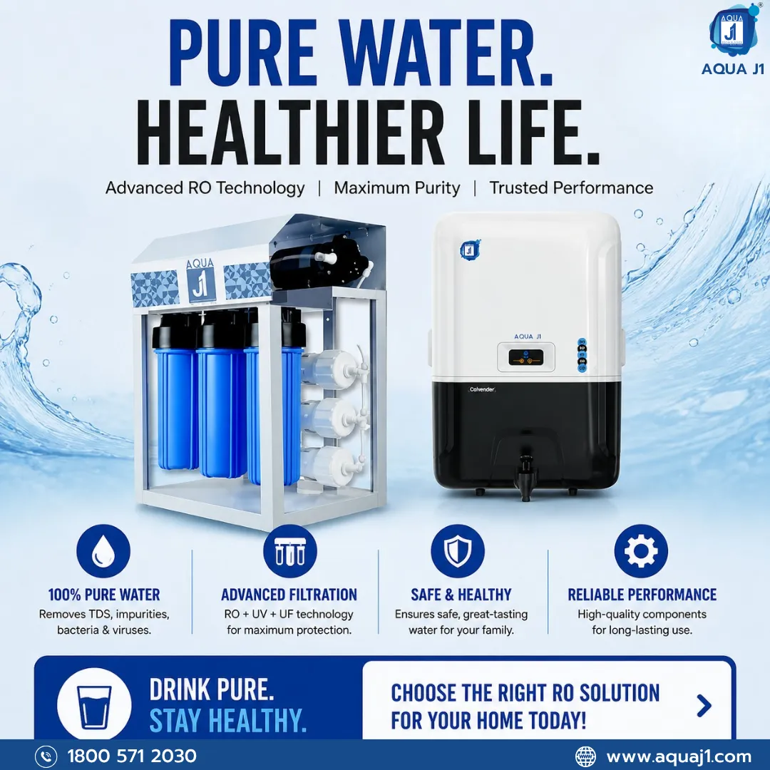 Home RO Water Purifier in Pune | Aqua J1 Technologies