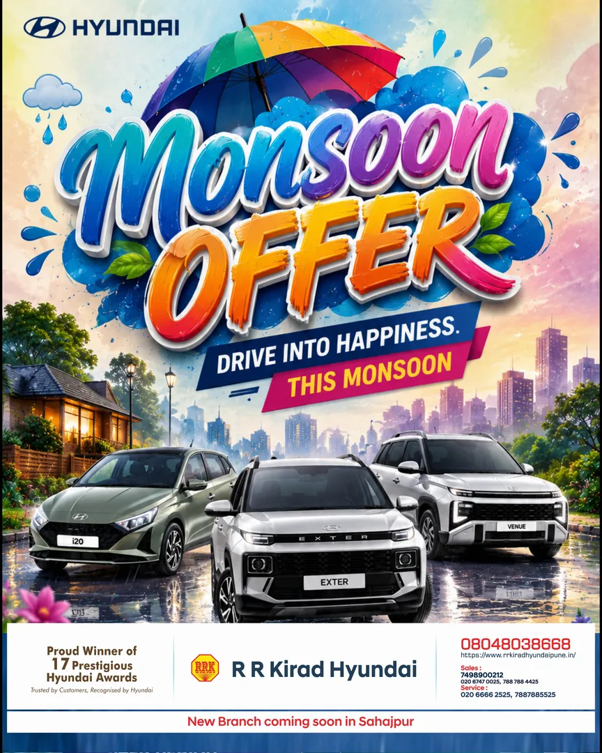 This rainy season, drive home your dream Hyundai with exciting benefits, attractive finance options