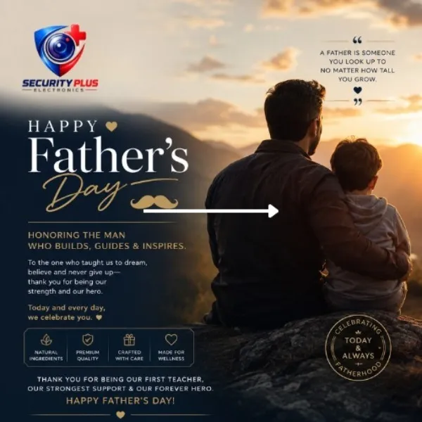 A Father’s Love is the First Security System ❤️