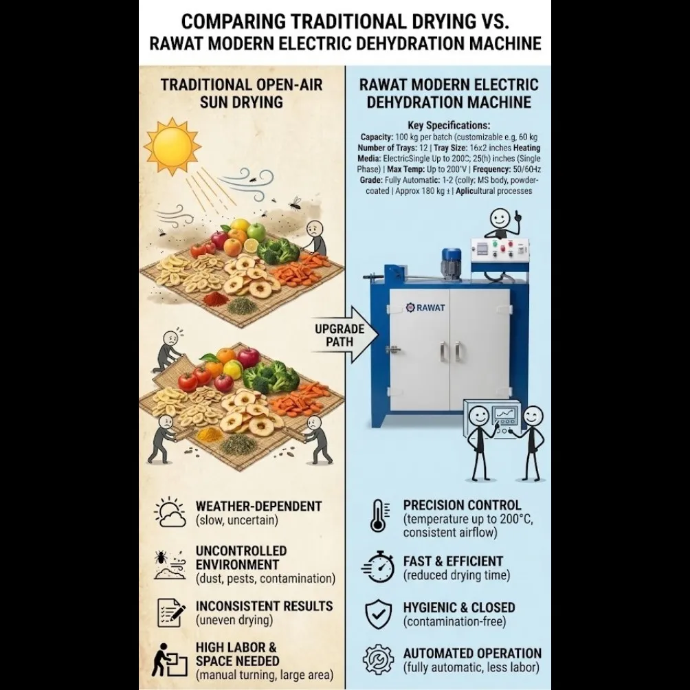 Advantages of Rawat Impex Modern Electric Dehydrators